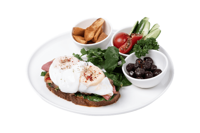 Avokadolu Poşe Yumurtalı Tartin