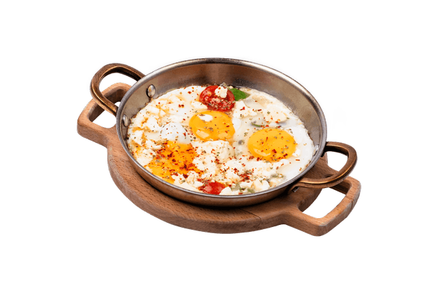 Sahanda Peynirli Yumurta