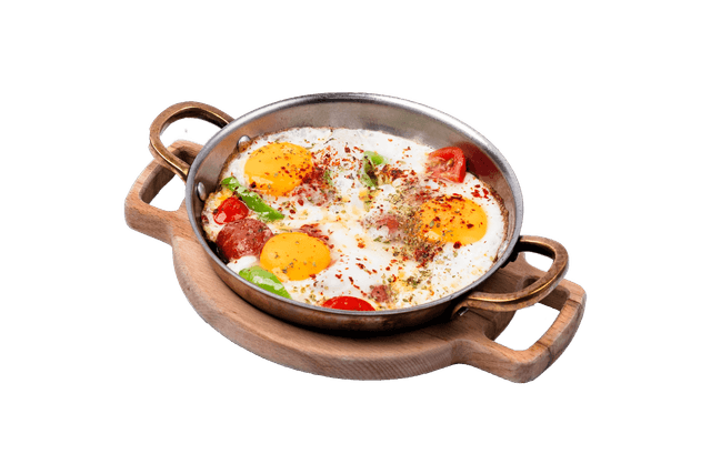 Sahanda Sucuklu Yumurta